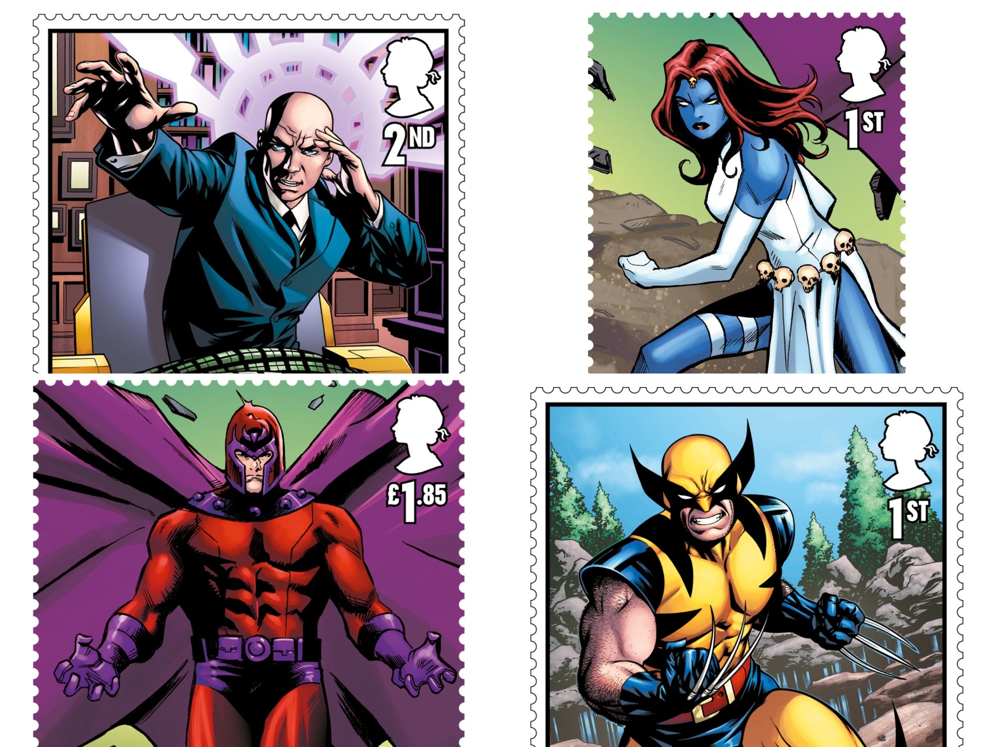 Royal Mail unveils stamp collection to mark 60th anniversary of X-Men franchise