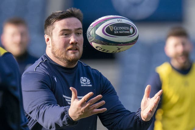 Zander Fagerson has not been included in the side for this weekend’s match at Twickenham (Jane Barlow/PA)