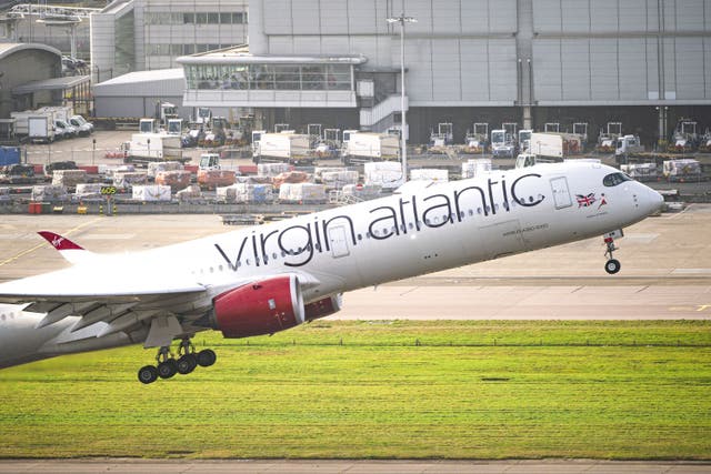 Virgin Atlantic has announced it will restart flights between Heathrow and Shanghai on May 1 (Doug Peters/PA)