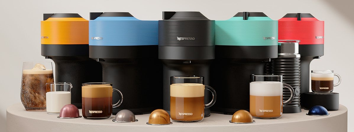 Nespresso’s machines are designed to work with specially made coffee capsules.