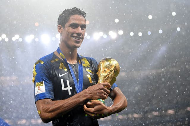 <p>Varane played in every minute of France’s 2018 World Cup win  </p>