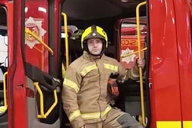 Barry Martin, who died tackling the Jenners fire in Edinburgh, should be awarded the George Cross, the Lib Dems have said (Scottish Fire and Rescue Service/PA)