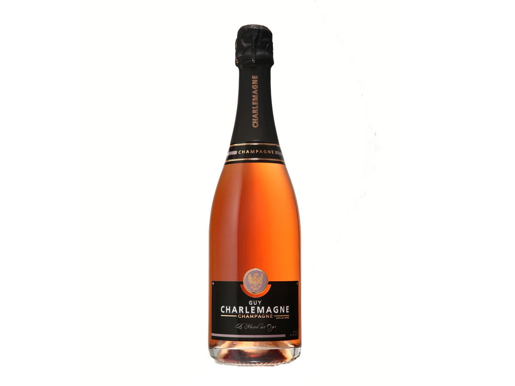 Champagne Guy Charlemagne brut rosé NV