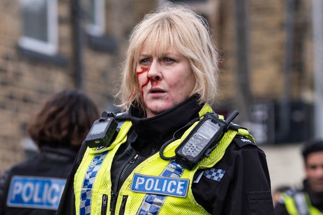 <p>‘Kiss my ample arse goodbye’: Sarah Lancashire as Catherine Cawood, the best swearer on television </p>