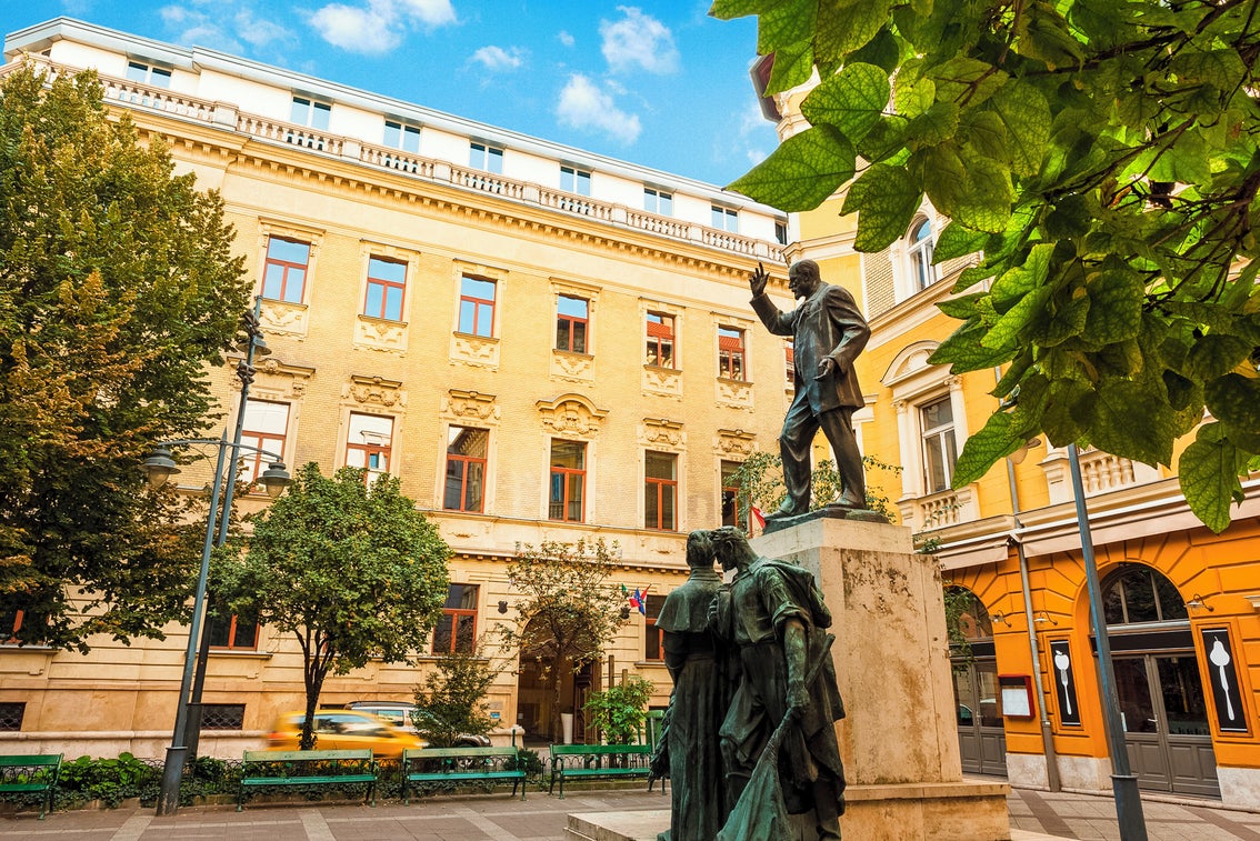 For a luxe break, book a stay at Budapest’s Palazzo Zichy hotel, a former palace