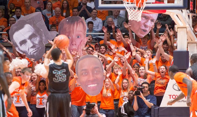 Illinois Iowa Ticket Flap Basketball