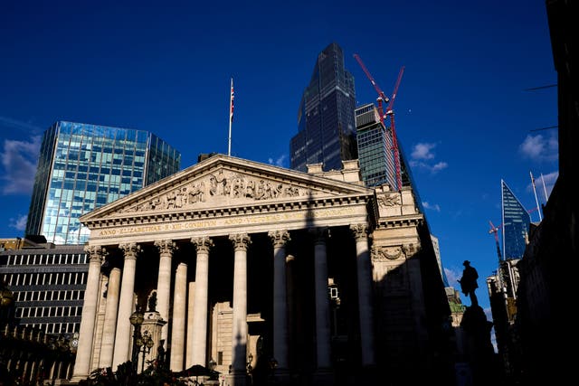 UK markets have enjoyed a boost as the Bank of England revealed it expects Britain to fall into a shorter, shallower recession than previously anticipated (John Walton/ PA)