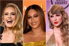 Adele, Beyoncé and Taylor Swift’s possible wins at the 2023 Grammy Awards could shatter records