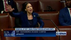 Watch: AOC calls out GOP ‘racism’ as Omar ousted from committee