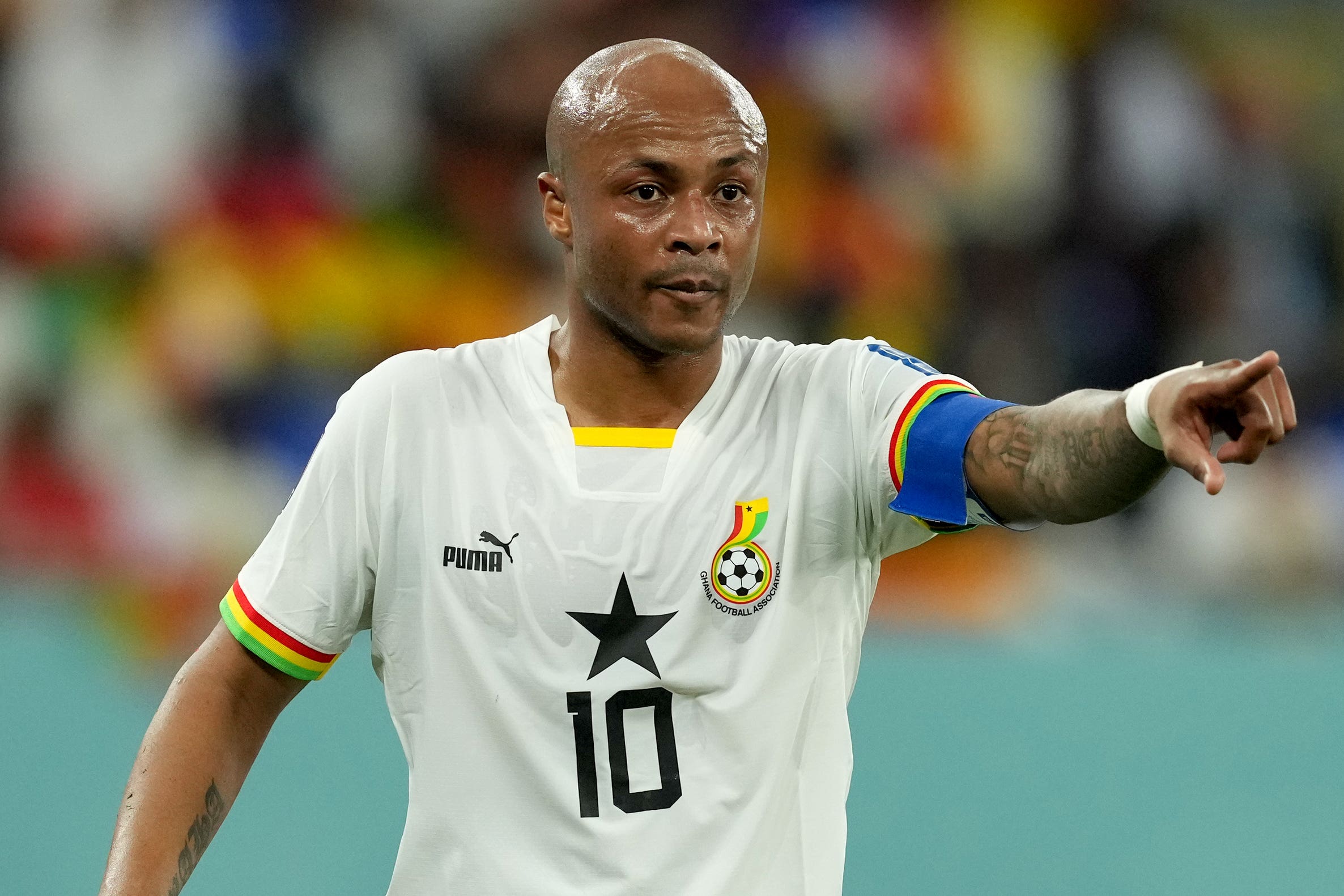 Ghana captain Andre Ayew has joined Forest until the end of the season (Martin Rickett/PA)