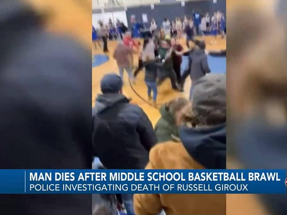 Man dies after brawl breaks out at middle school basketball game