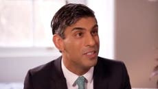 Rishi Sunak claims he 'would love' to give nurses 'massive pay rise'