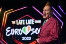 John Lydon ‘shaking’ as he competes to become Ireland’蝉 Eurovision entry 
