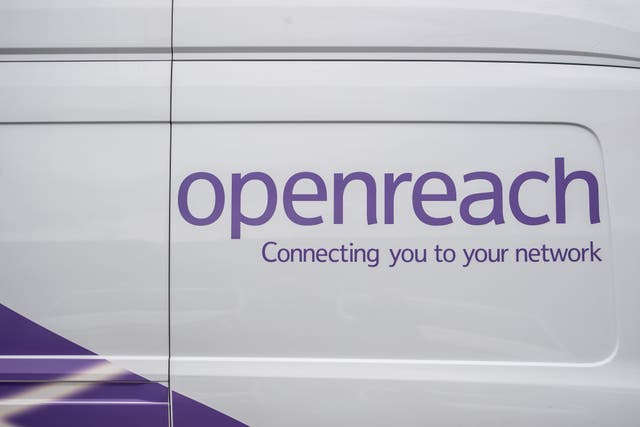 Openreach’s plan to offer discounted rates on its fibre broadband products does not raise competition concerns, regulator Ofcom has provisionally said (Joe Giddens/ PA)