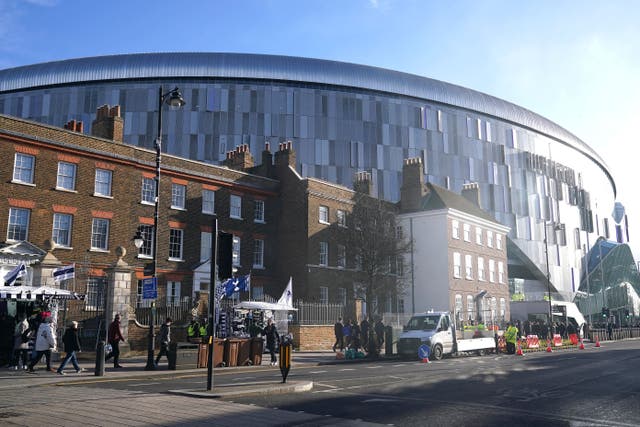 Tottenham’s board has defended its investment in the football team during recent transfer windows (Adam Davy/PA)