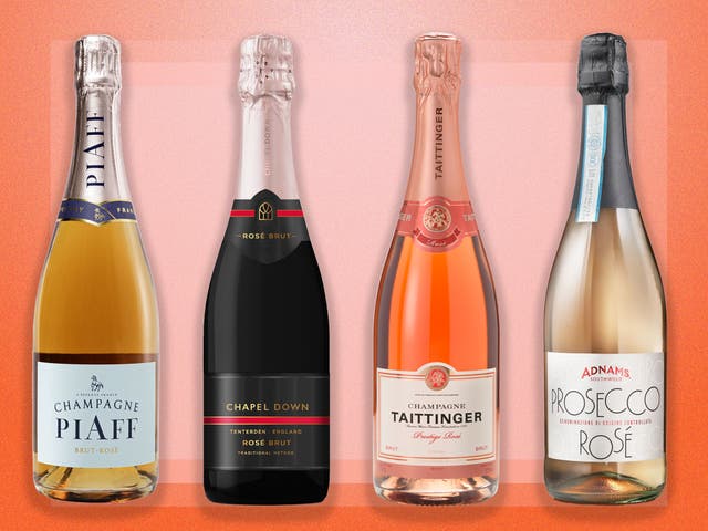 <p>Think pink with rosé champagne, Spanish cava, English sparkling wine and Italian prosecco  </p>