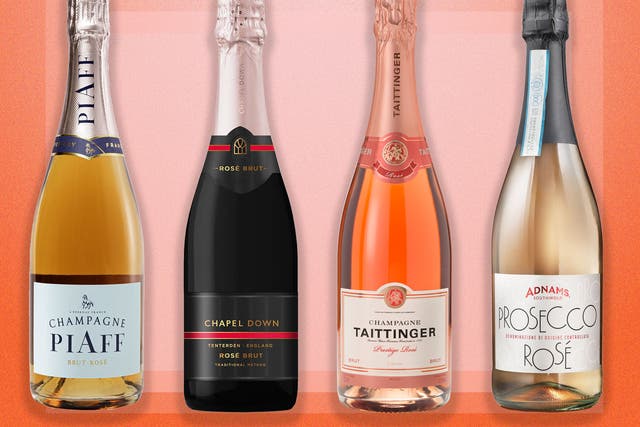<p>Think pink with rosé champagne, Spanish cava, English sparkling wine and Italian prosecco  </p>