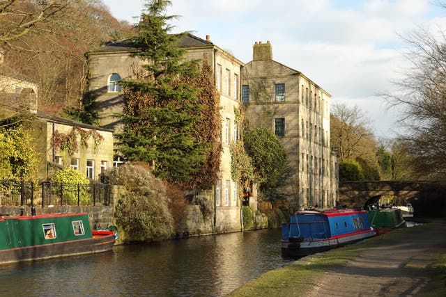 <p>The West Yorkshire market town of Hebden Bridge will be one location visited by fans</p>