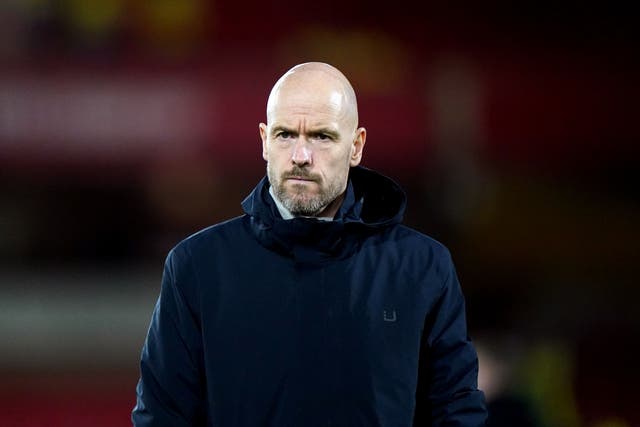 <p>Erik ten Hag did not say if he wanted Mason Greenwood to play for  Manchester United </p>