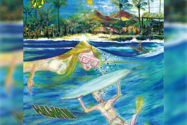 <p>The artwork for PiL single ‘Hawaii’ </p>