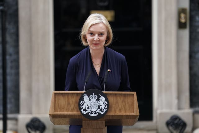 <p>Fleeting prime minister Liz Truss (Kirsty O’Connor/PA)</p>