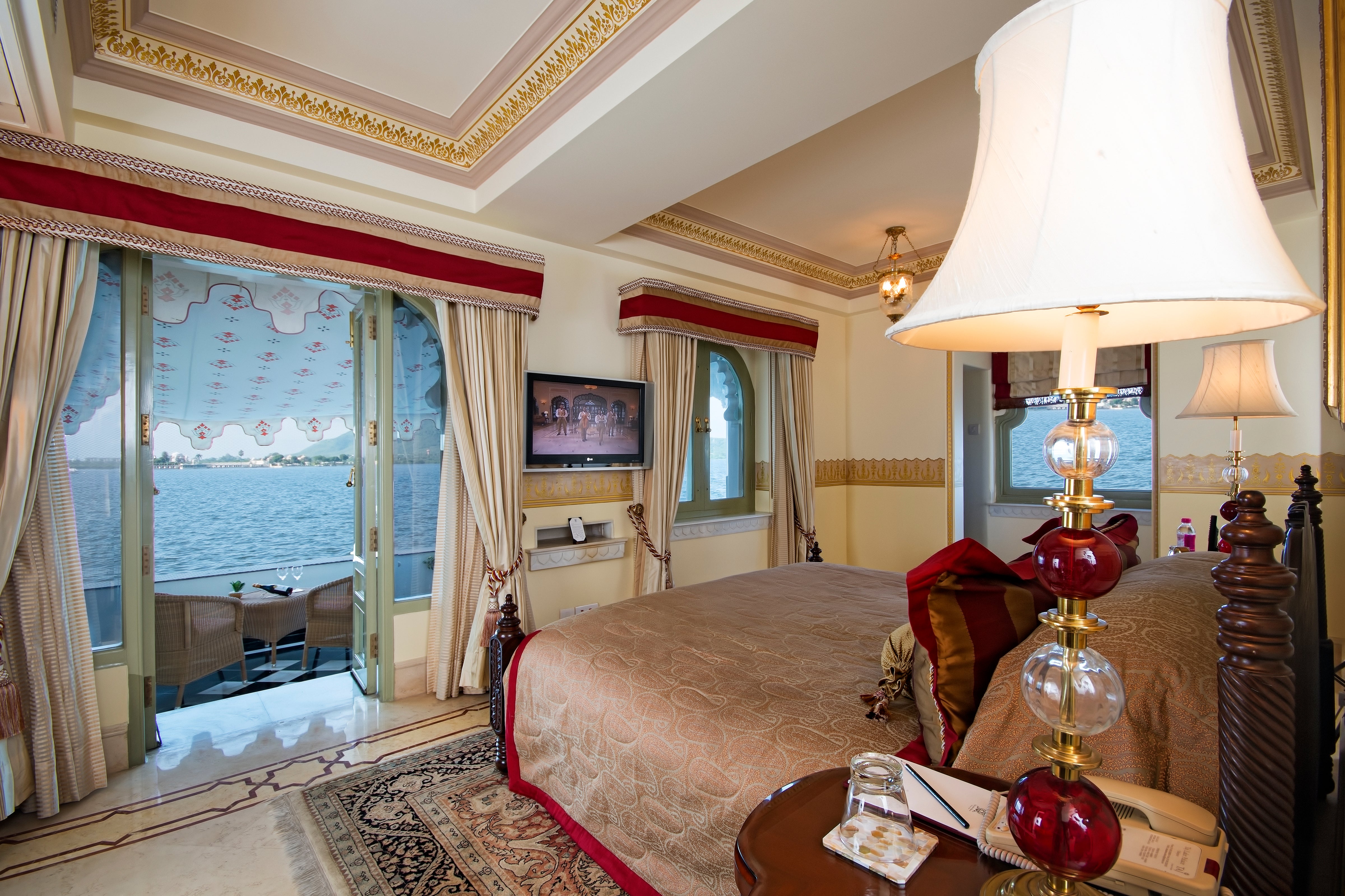 Room with a view at Taj Lake Palace