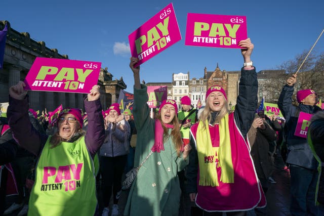 <p>Low-paid workers have been the worst hit by spiking inflation (Jane Barlow/PA)</p>