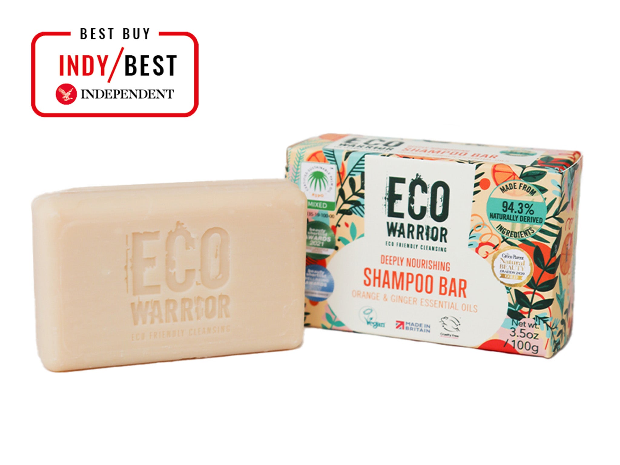 Eco Warrior deeply nourishing shampoo bar 