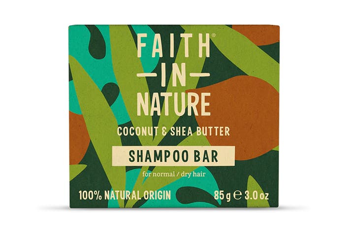 Faith in Nature coconut and shea butter shampoo bar