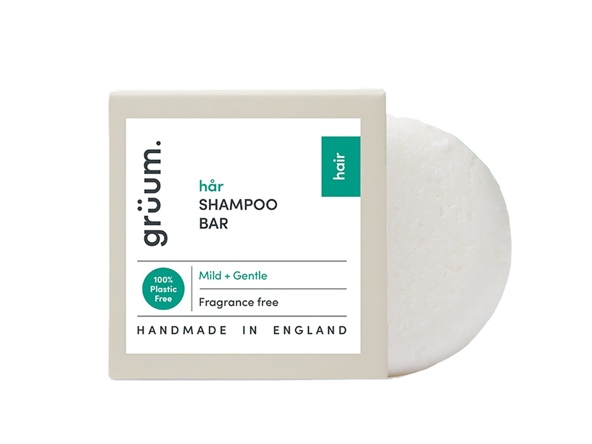 Gruum hår shampoo bar fragrance free