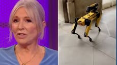 ‘That’s not Rishi!’: Nadine Dorries mistakenly plays clip of ‘robot’ Sunak
