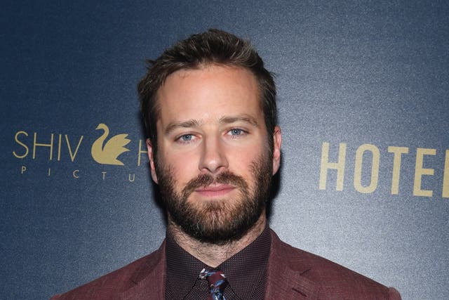 <p>Armie Hammer pictured in 2019</p>
