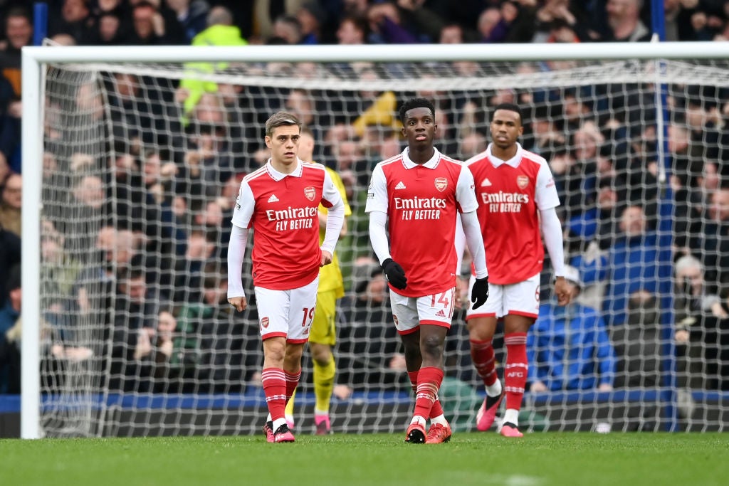 Arsenal ceded ground in the title race to Manchester City