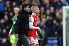 ‘I love my players more’: Mikel Arteta responds to Arsenal’s defeat at Everton