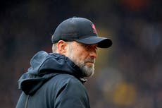 Jurgen Klopp explains ‘pinnacle’ of Liverpool’s problems after Wolves defeat