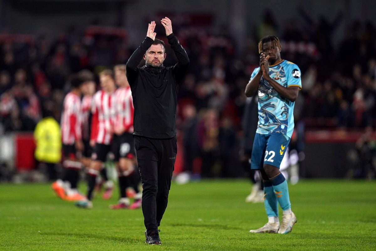 Nathan Jones up for the scrap after Southampton’s loss at Brentford