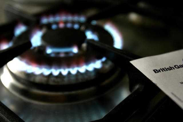 <p>A gas hob with a bill from British Gas (Owen Humphreys/PA)</p>