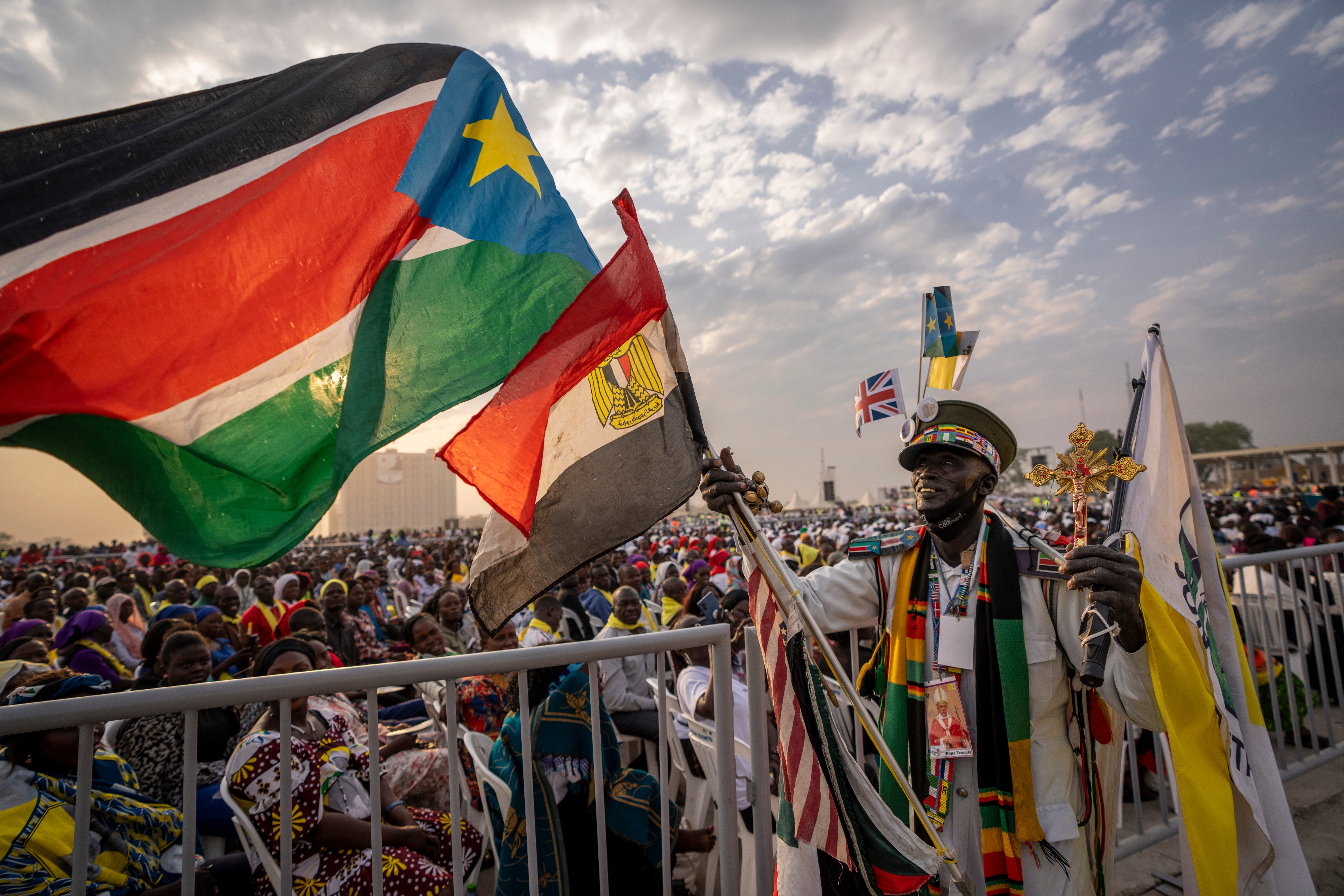 APTOPIX South Sudan Pope