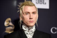 ‘The hair’s cool’: Machine Gun Kelly says he was electrocuted during Super Bowl weekend show