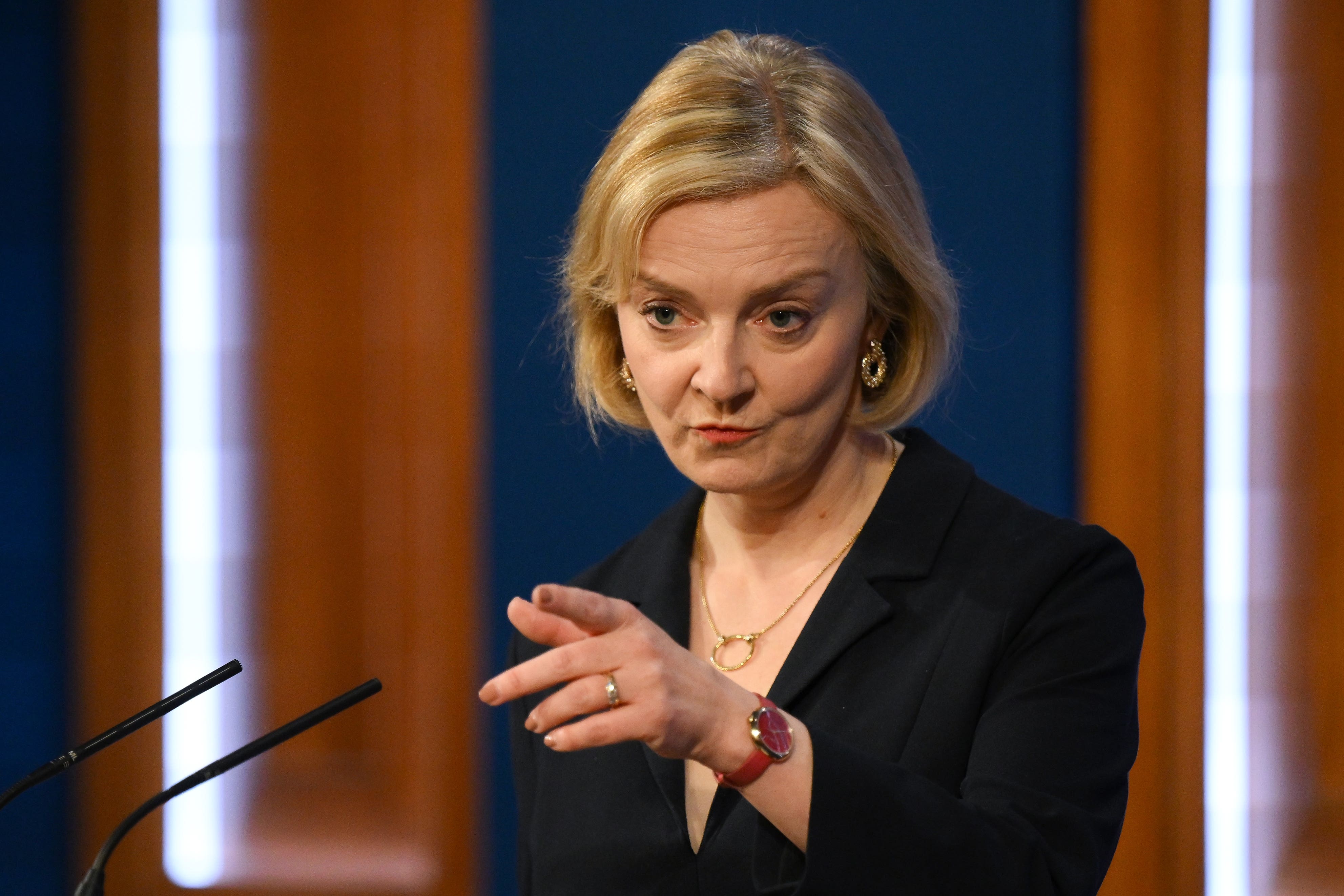 Liz Truss has given a 4,000-word defence of her time in Number 10 (Daniel Leal/PA)