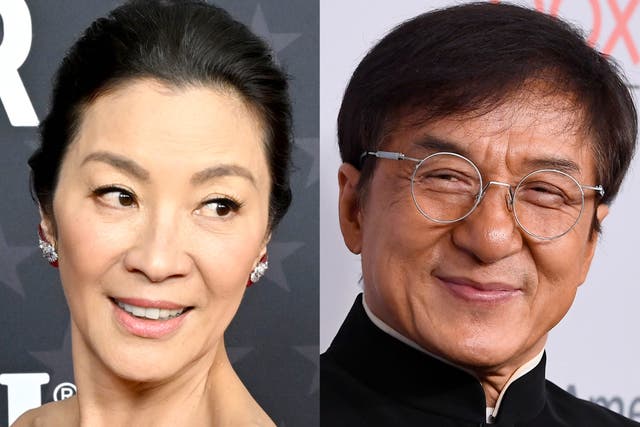 <p>Michelle Yeoh and Jackie Chan</p>