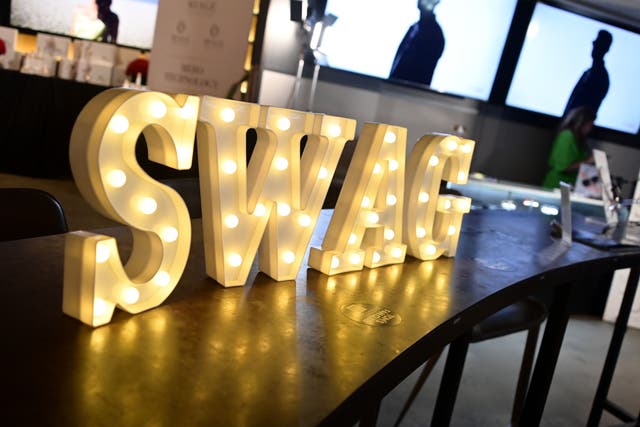 <p> Displays and signage are seen during the GRAMMY Gift Lounge during the 65th GRAMMY Awards At Tom's Watch Bar on February 04, 2023</p>