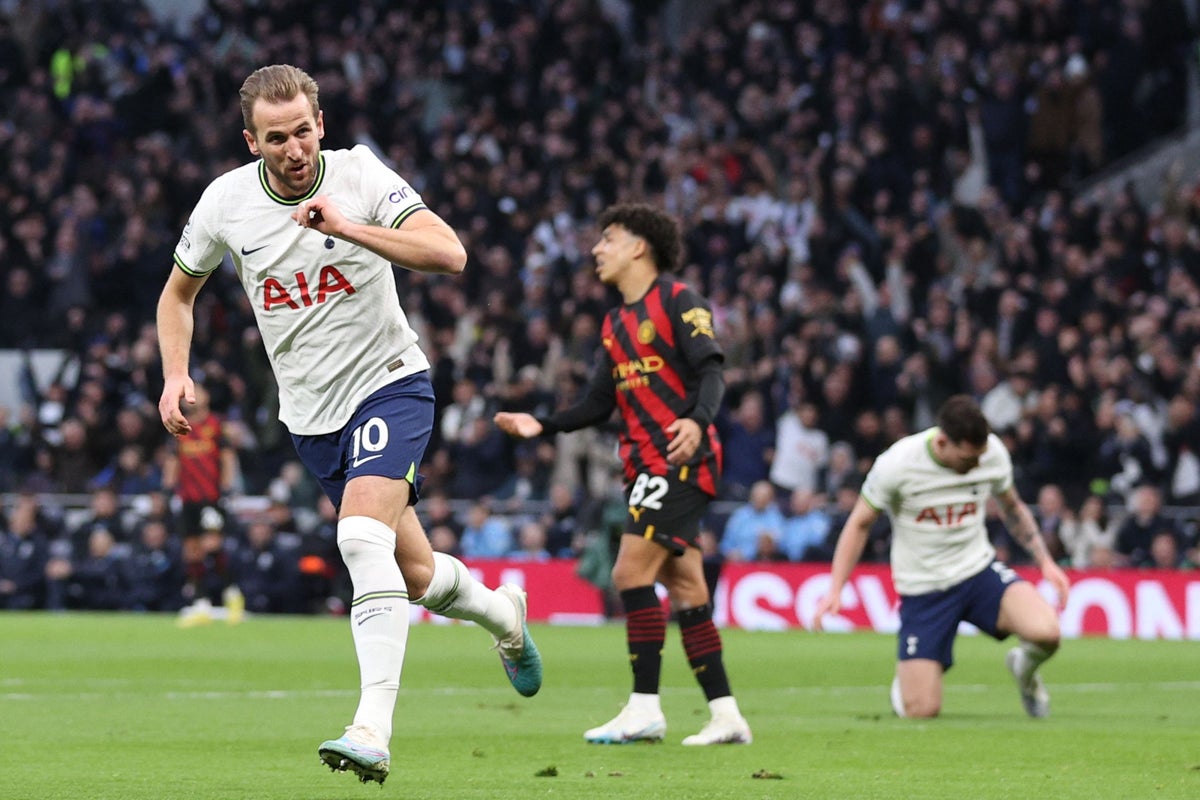 Tottenham vs Man City LIVE: Premier League latest score and goal updates as Harry Kane scores record goal