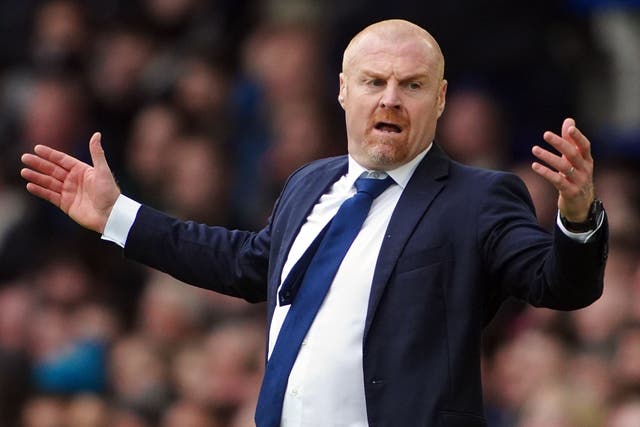 Everton manager Sean Dyche marked his first game in charge with a home win over title hopefuls Arsenal (Peter Byrne/PA)