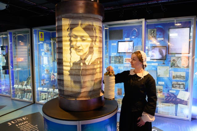 Florence Nightingale Museum’s learning manager Laura Sharpe (Florence Nightingale Museum/PA)