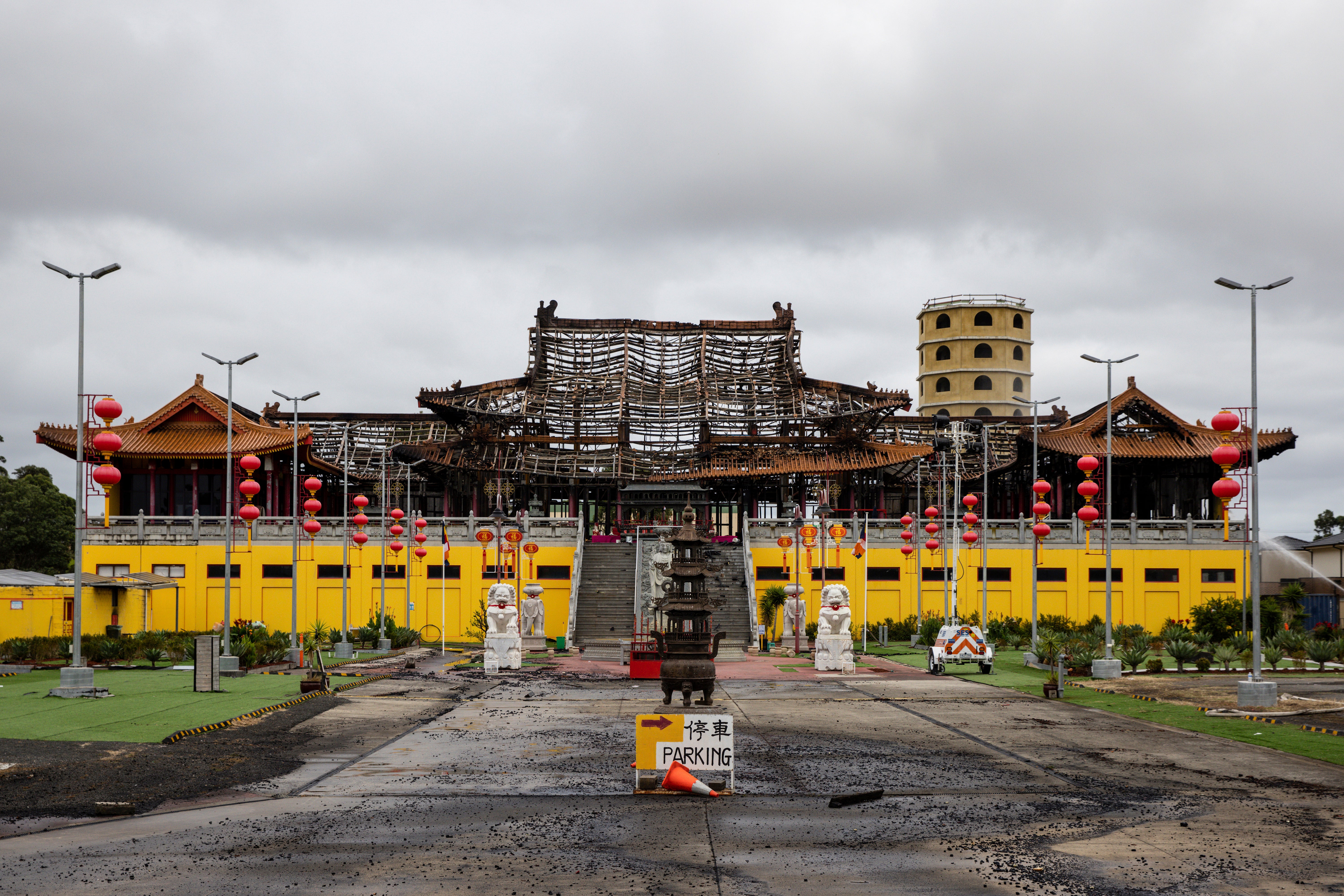 Australia Temple Fire
