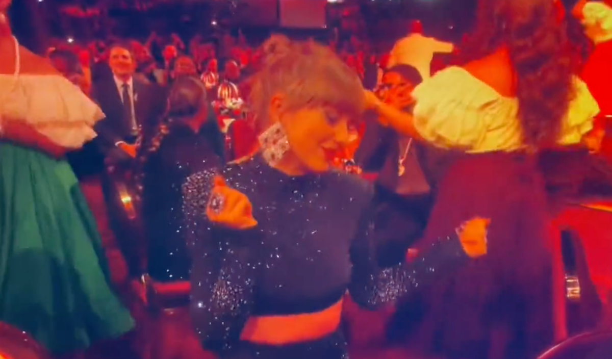 Taylor Swift Danced To Bad Bunny At The Grammys And Fans Went Crazy