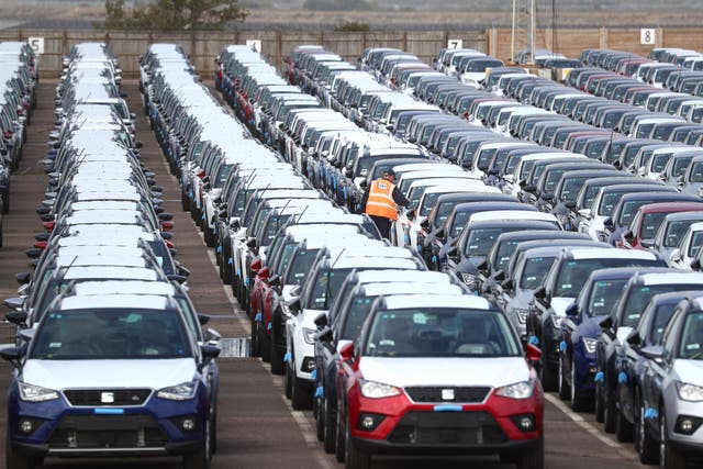 The UK’s new car market has grown for six consecutive months, new figures show (Gareth Fuller/PA)