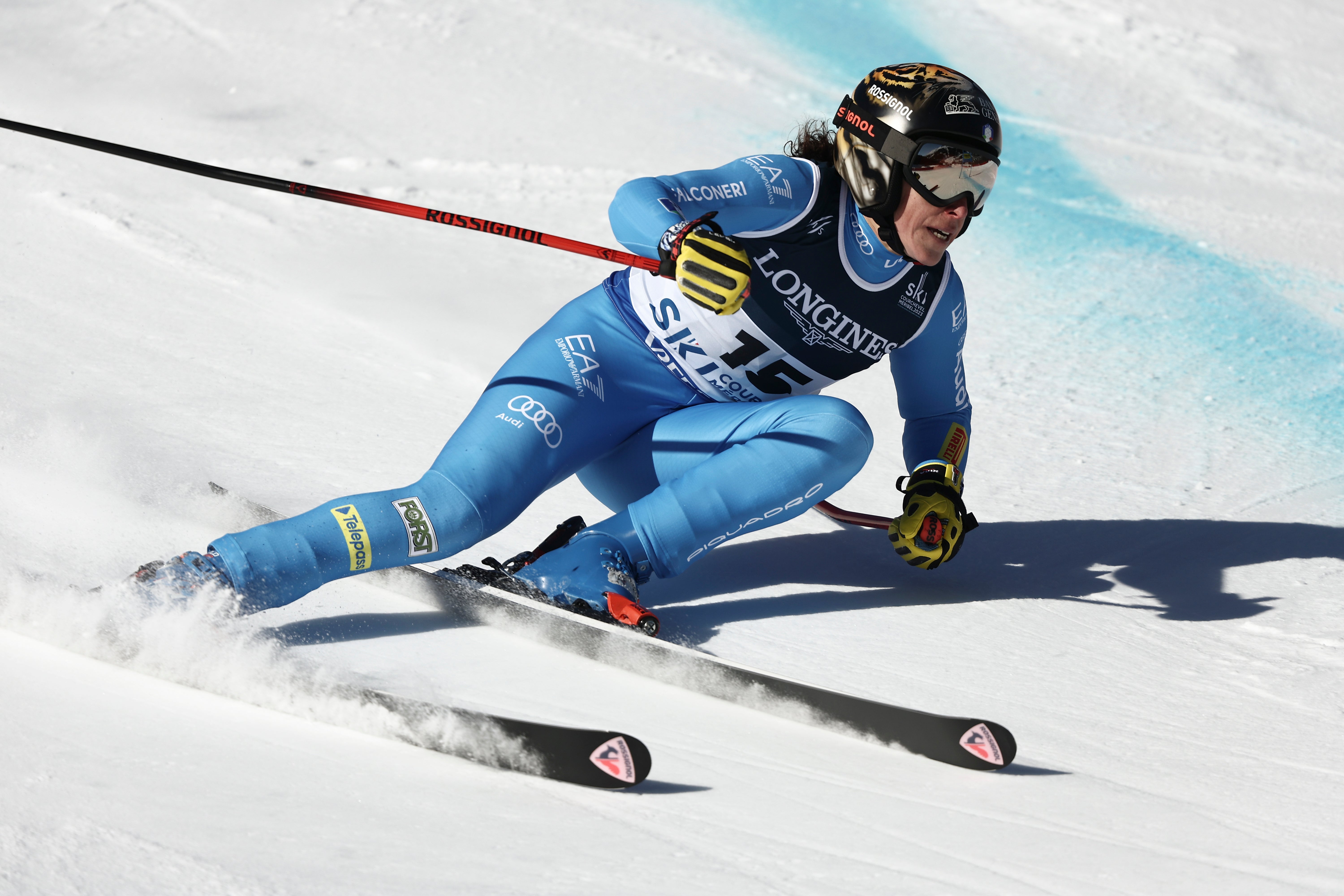 Brignone leads combined race at worlds Shiffrin 0.96 behind The