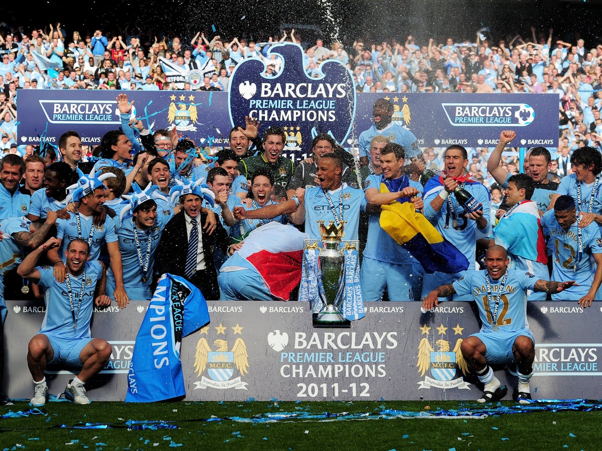 Manchester City's dramatic 2011 12 Premier League title win in